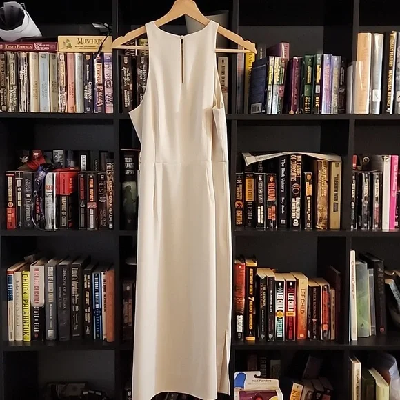 Prologue Elegant Cream Midi Dress - Picture 2 of 7
